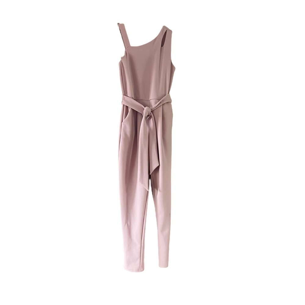By & By Blush Pink Jumpsuit Formal